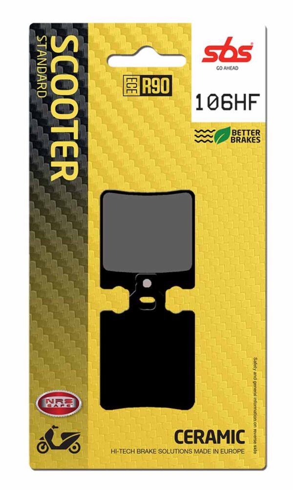 PASTILLA DE FRENO SBS P106-HF