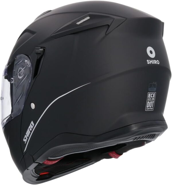 CASCO MODULAR SHIRO FF950 DISCOVER NEGRO MATE - Imagen 4