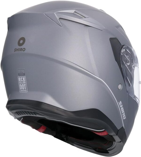 CASCO SHIRO FF950 DISCOVER TITANIUM MATE - Imagen 7
