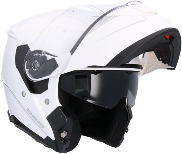 CASCO SHIRO FF950 DISCOVER BLANCO PERLA - Imagen 9