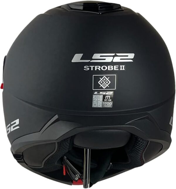 CASCO LS2 FF908 STROBE II NEGRO MATE - Imagen 7
