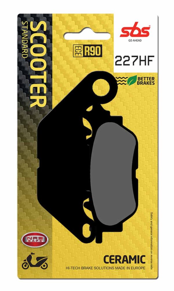 PASTILLA DE FRENO SBS P227-HF (Nmax 15-25)