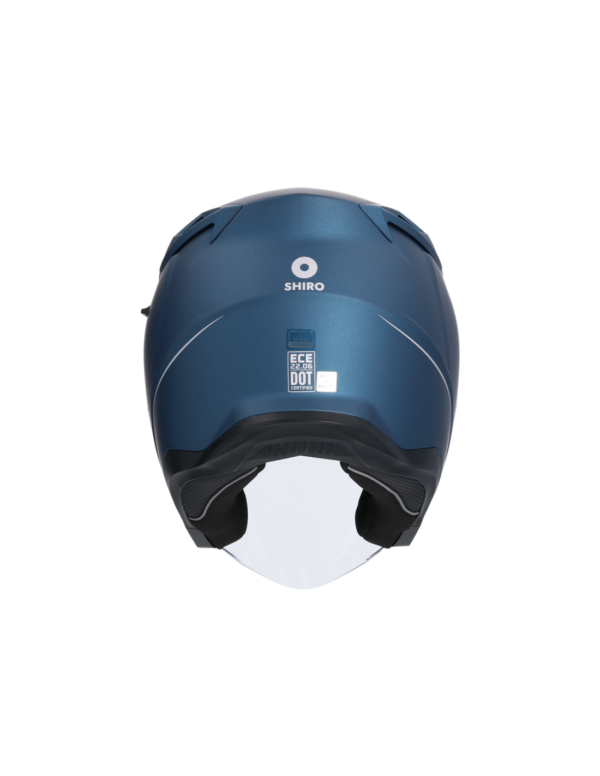 CASCO SHIRO CAPRI AZUL MATE - Imagen 5