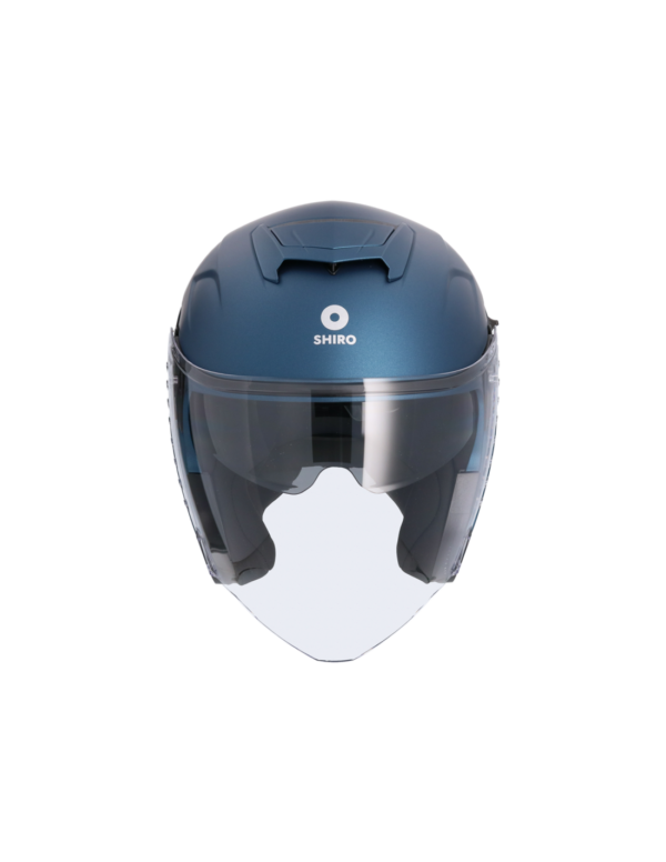 CASCO SHIRO CAPRI AZUL MATE - Imagen 2
