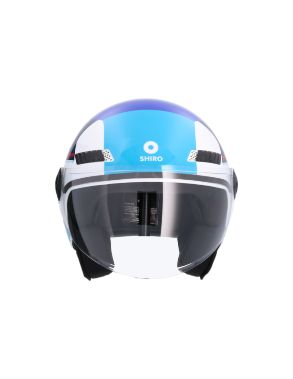 CASCO SHIRO KIOTO KALOS BLANCO_AZUL - Imagen 2