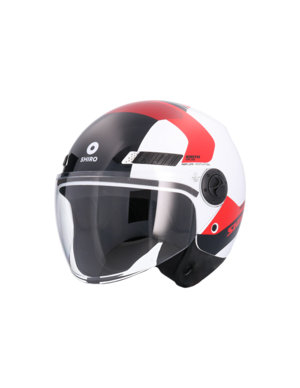 CASCO SHIRO KIOTO KALOS BLANCOROJO