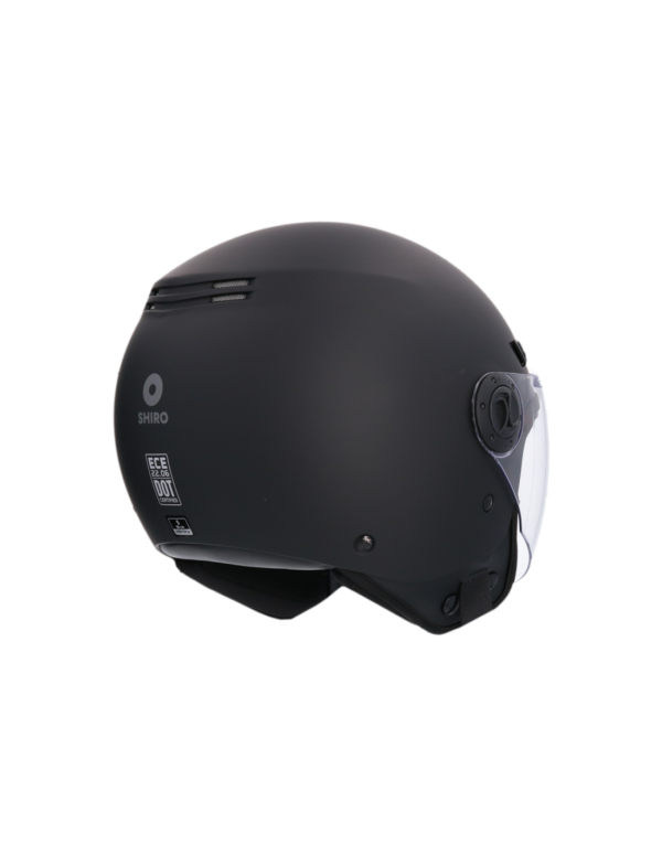CASCO SHIRO SH-62 KIOTO NEGRO MATE - Imagen 5
