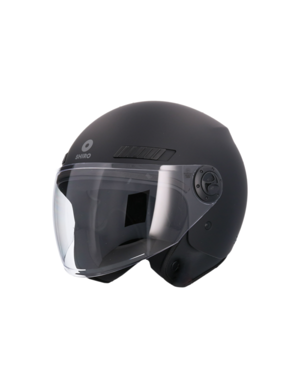 CASCO SHIRO SH-62 KIOTO NEGRO MATE