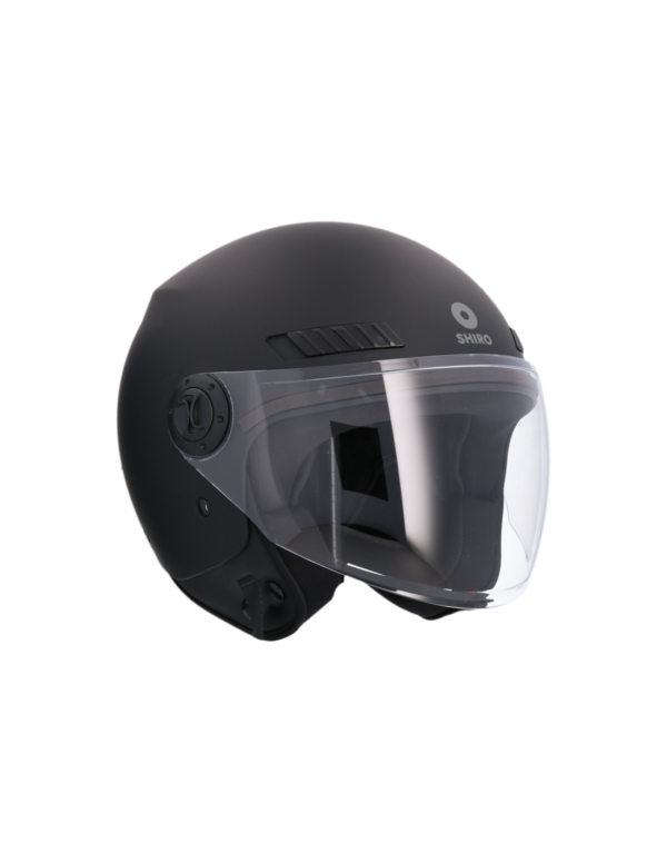 CASCO SHIRO SH-62 KIOTO NEGRO MATE - Imagen 3