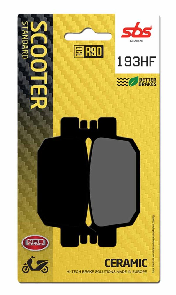 PASTILLA DE FRENO SBS P193-HF